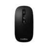 Coolbox W02 Mouse senza fili - Bluetooth e RF 2.4GHz - Super leggero - Pulsante di accesso copilota - Ricaricabile via USB-C - DPI regolabile - Sensore ottico - Colore Nero